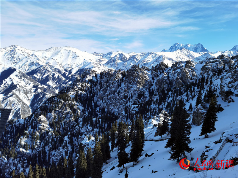 Pemandangan Salji Gunung Tianshan dan Tasik Tianchi Menggamit Kedatangan Pelancong