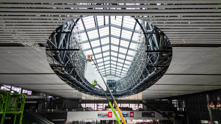 Skylight Pintar Gergasi Siap Dibina di Stesen Xiamenbei