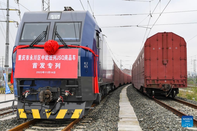 Kereta Api Pengangkut JSQ Pertama Chongqing-Eropah Berlepas