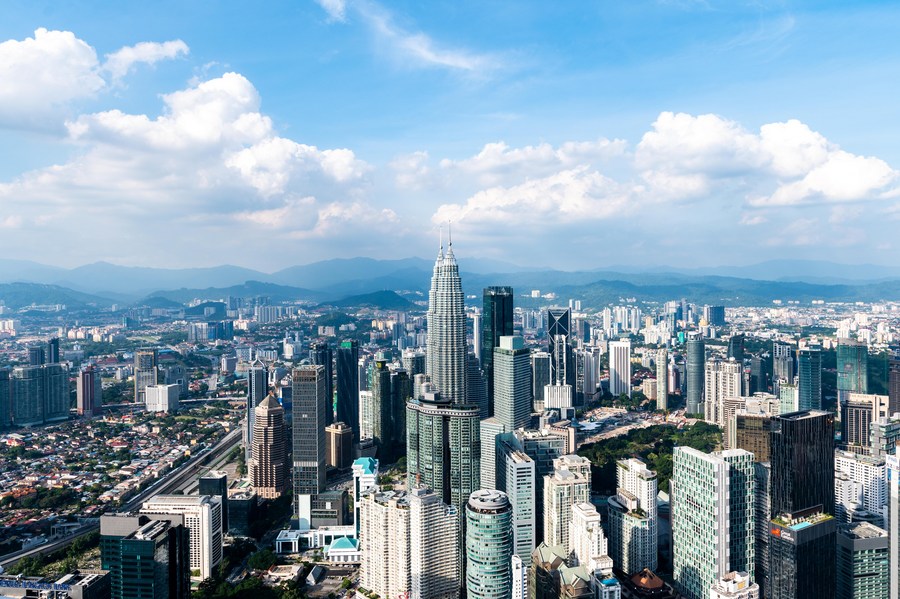 Foto pemandangan Kuala Lumpur, Malaysia yang diambil pada 8 Ogos 2020. (Xinhua/Zhu Wei)