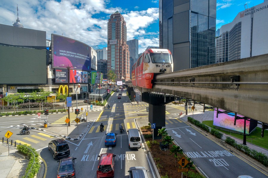 Foto pemandangan Kuala Lumpur, Malaysia yang diambil pada 4 Mei 2020. (Foto oleh Chong Voon Chung/Xinhua)