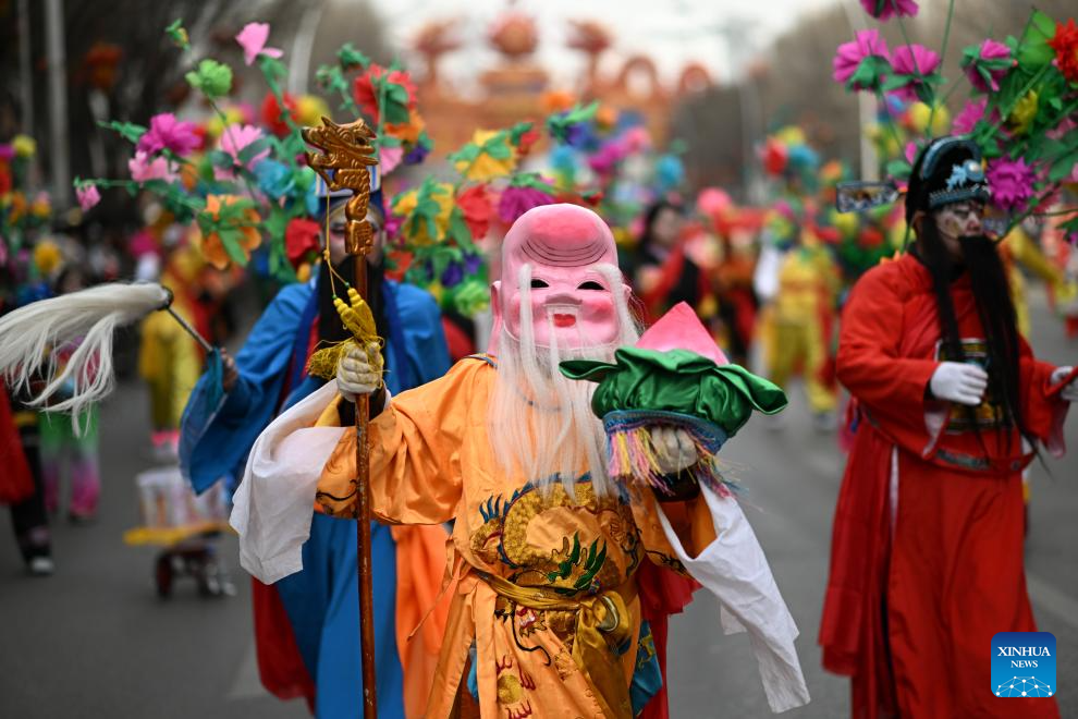 Perarakan Shehuo diadakan di Xining