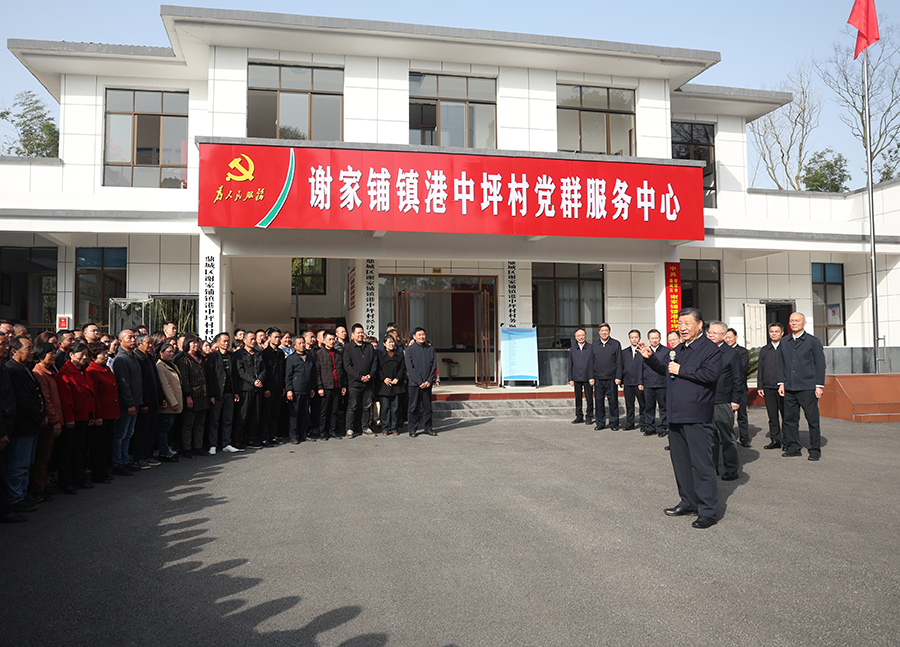 Xi Buat Tinjauan di Bandar Changde