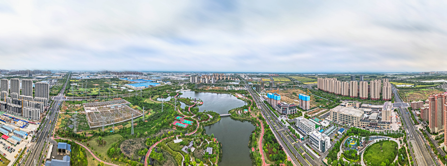 Kawasan Taman Merlion di Taman Perindustrian Berteknologi Tinggi Suchu (Foto ikhsan Taman Perindustrian Berteknologi Tinggi Suchu)